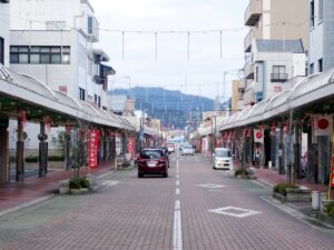綾部市内の街並み