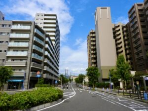 城陽駅前の街並み