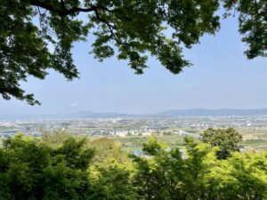 石清水八幡宮展望台からの眺め