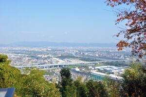 天王山から見た眺め